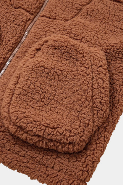 Women's Teddy Fleece Jacket with Hood — Cozy & Warm 10