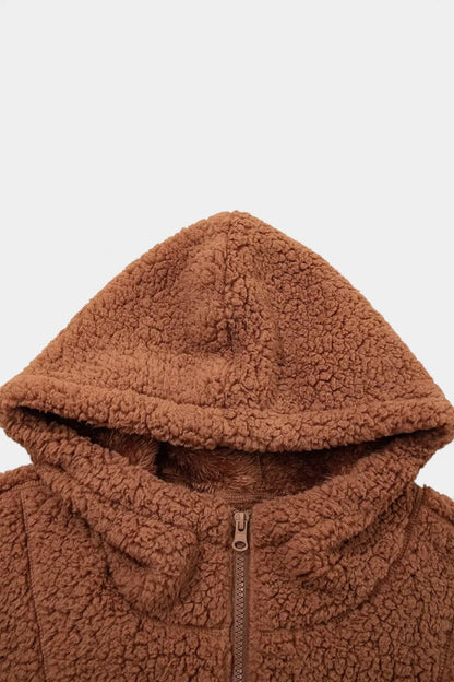 Women's Teddy Fleece Jacket with Hood — Cozy & Warm 5