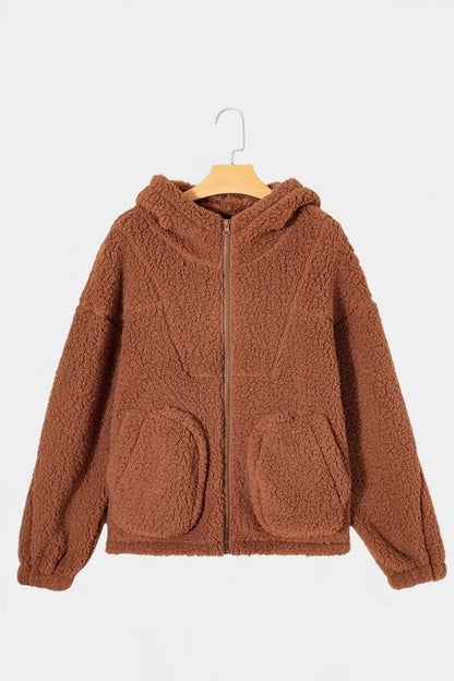 Women's Teddy Fleece Jacket with Hood — Cozy & Warm 6