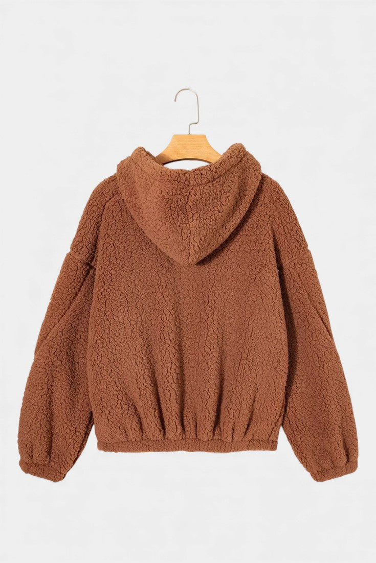 Women's Teddy Fleece Jacket with Hood — Cozy & Warm 7