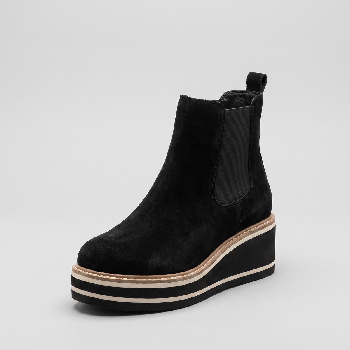 Chelsea Ankle Boots Damen in Schwarz