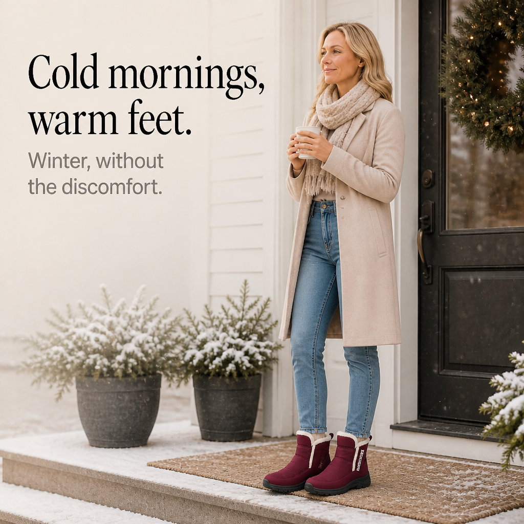 Women's Lined Winter Boots — Warm Waterproof Slip-On 5