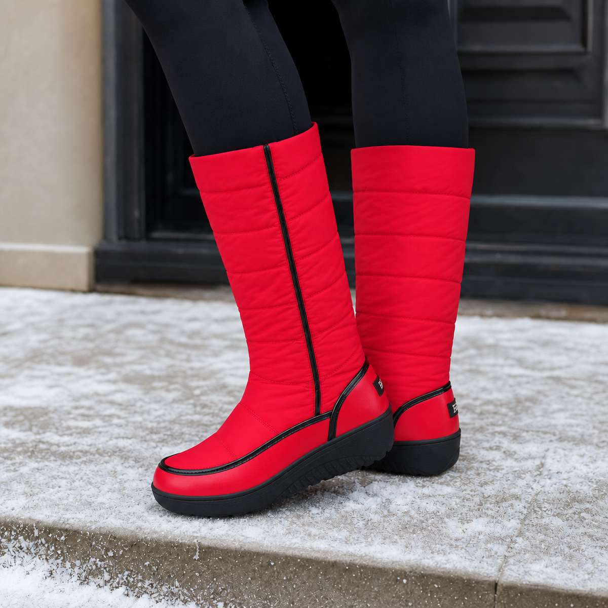 Women's Knee-High Winter Boots Warm Lined — Molvaine 1