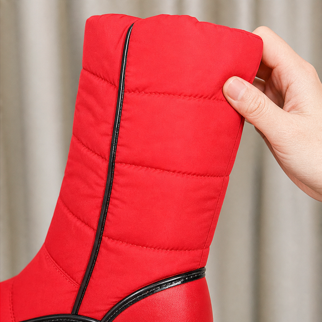 Women's Knee-High Winter Boots Warm Lined — Molvaine 10