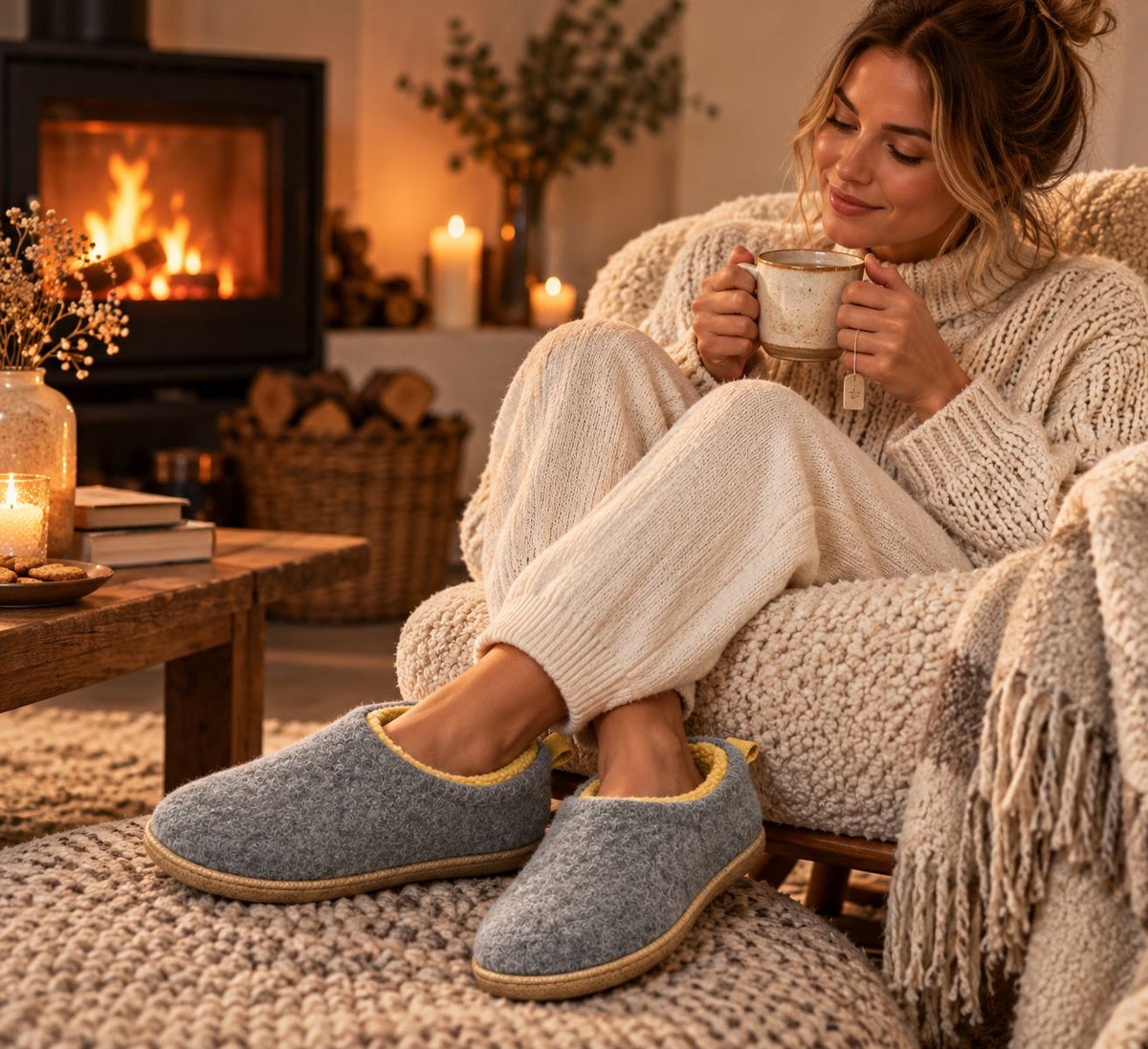 Orthopedic Slippers Unisex — Warm Fleece Lined House Shoes 7