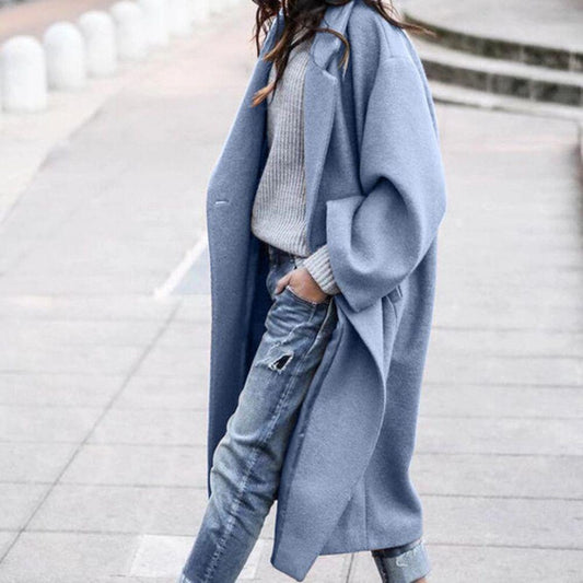 Wintermantel Damen Oversized — Knielang 1