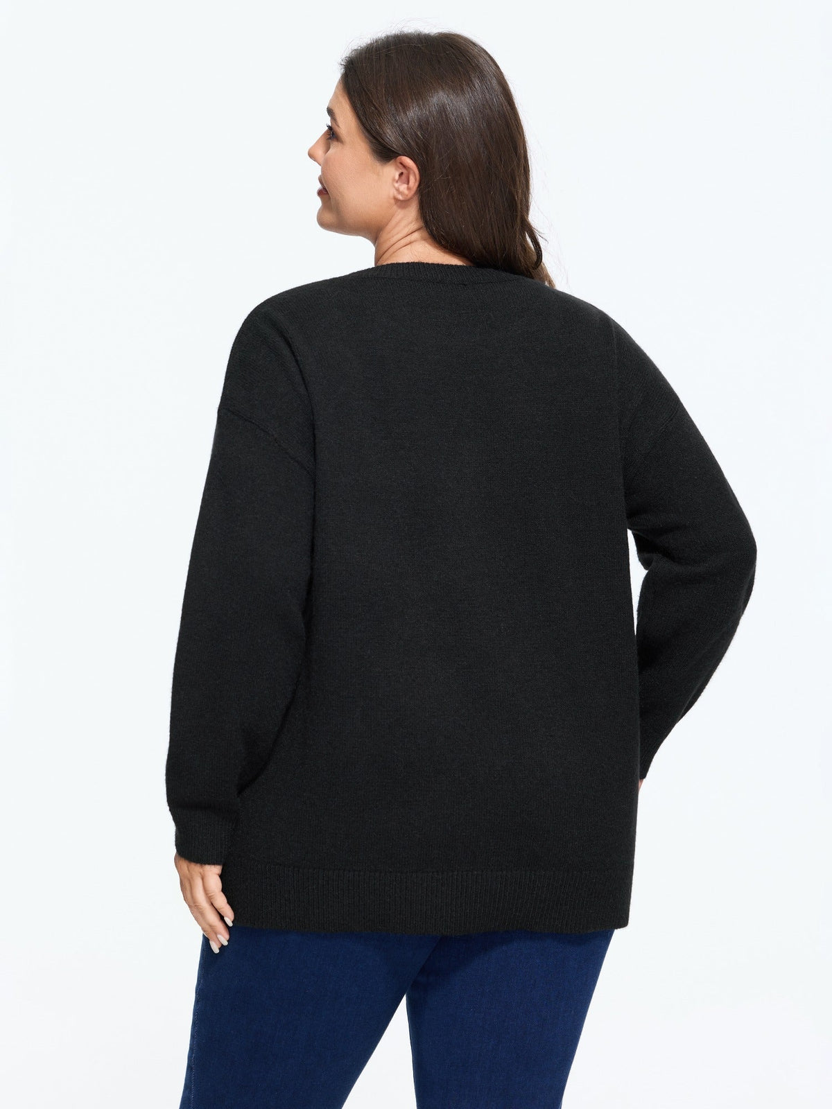 Weihnachtspullover Damen — Pailletten-Tannenbaum 4
