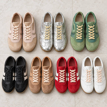 Retro Damen Sneaker mit Schnürung