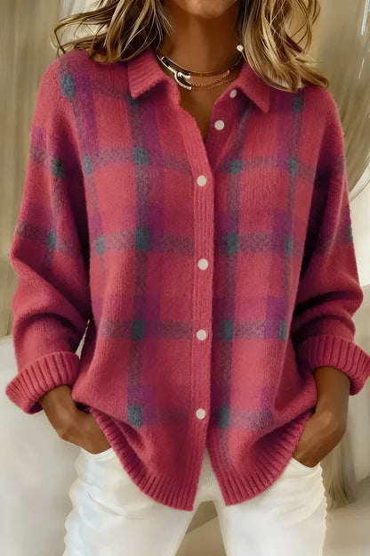 Sarah Women's Longline Cardigan — Elegant Button-Front 5