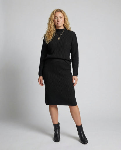 Strick Zweiteiler Damen — Pullover & Rock Set 9