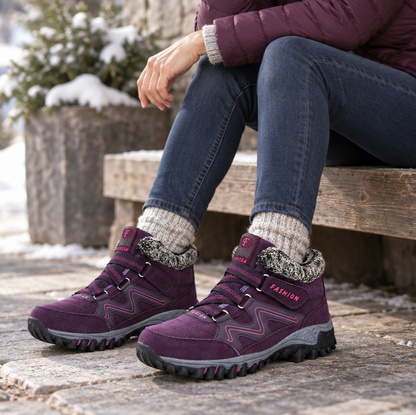 Women's Lined Winter Ankle Boots — Non-Slip Fleece Lining 12