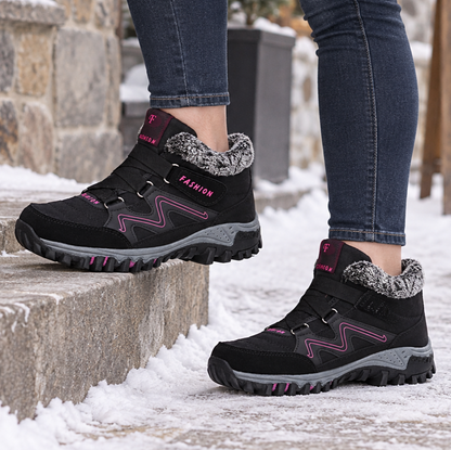Women's Lined Winter Ankle Boots — Non-Slip Fleece Lining 13