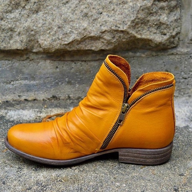 Women's Leather Ankle Boots Autumn — Stylish & Comfortable 2