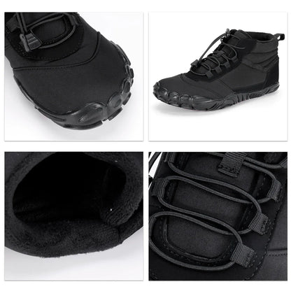Winter Barfußschuhe Gefüttert — Breite Zehenbox 6