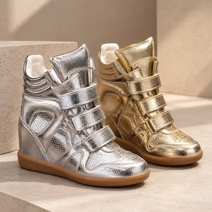 Damen Sneakers mit verstecktem Keilabsatz – Ansicht 2