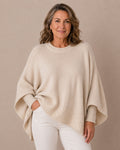 Jackyee – Damen – Oversized-Strick – Kuschelpullover