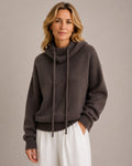 Jackyee – Damen – Kuschelfleece – Kapuzenpullover