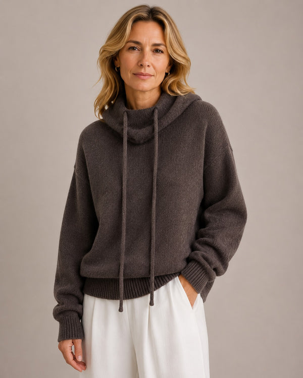 Jackyee – Damen – Kuschelfleece – Kapuzenpullover