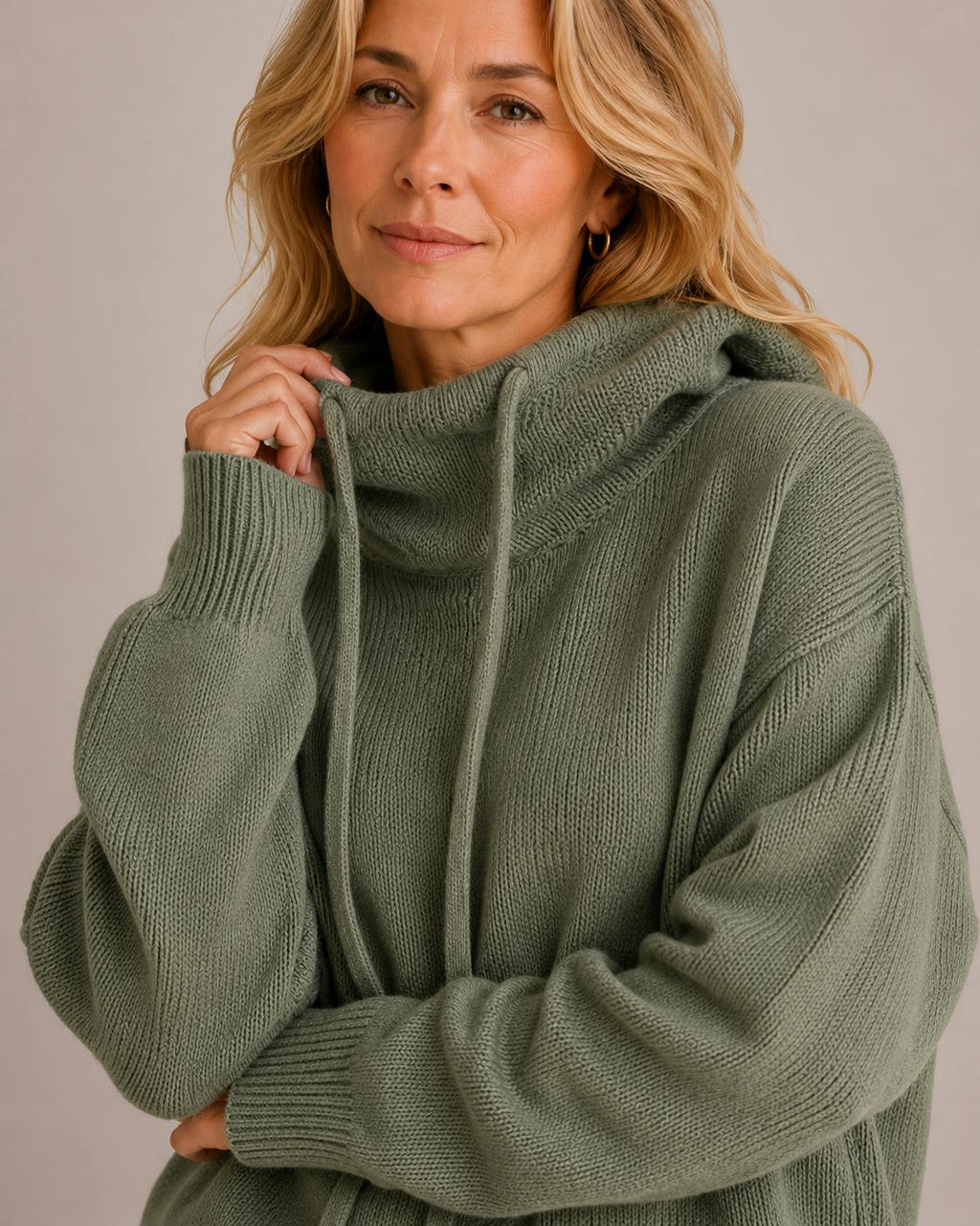 Jackyee – Damen – Kuschelfleece – Kapuzenpullover
