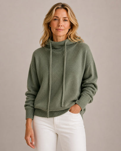 Jackyee – Damen – Kuschelfleece – Kapuzenpullover