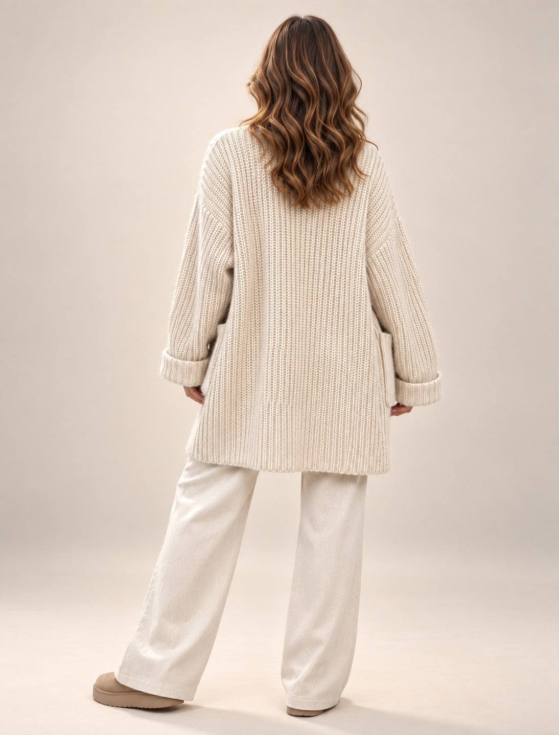 Women's Soft Knit Cardigan — Casual Fall & Winter Layering 3