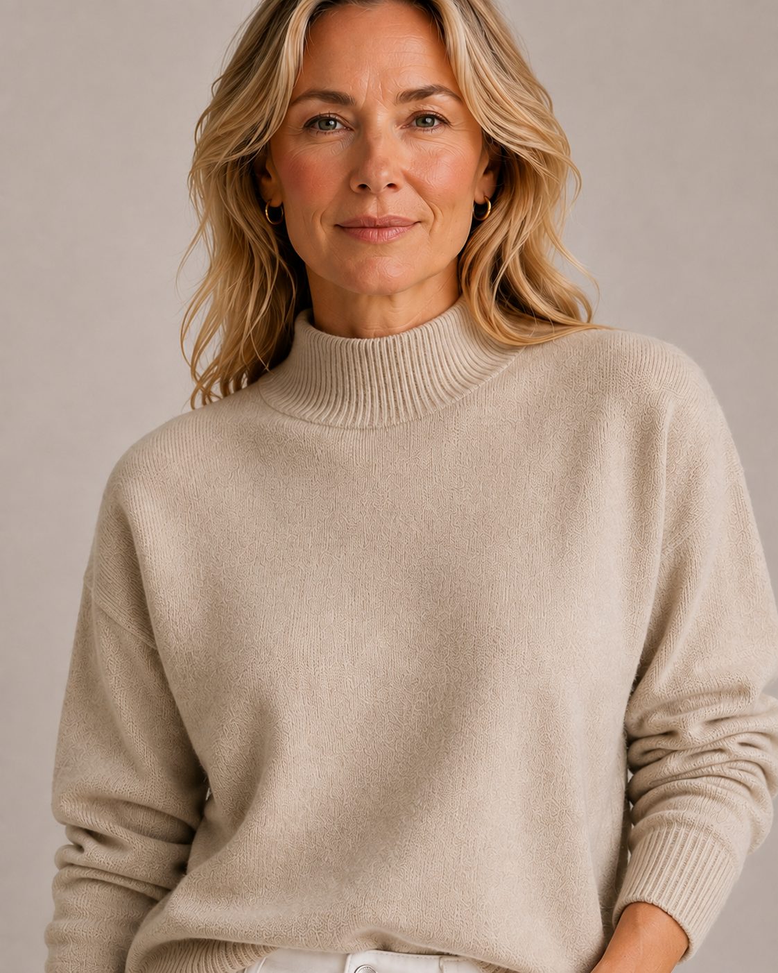 Jackyee – Damen – Feinstrick – Eleganter Rollkragenpullover